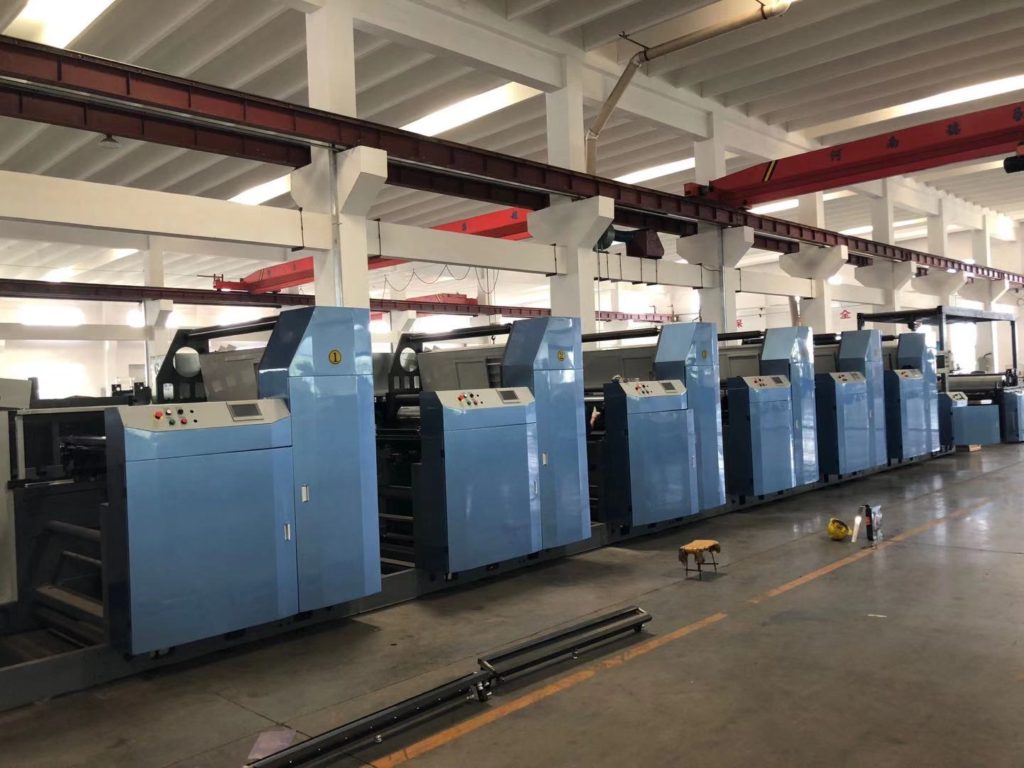 DH corrugated flexo printing machine